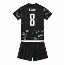 Canada Ismael Kone #8 Bortedraktsett Barn VM 2026 Kortermet (+ korte bukser)